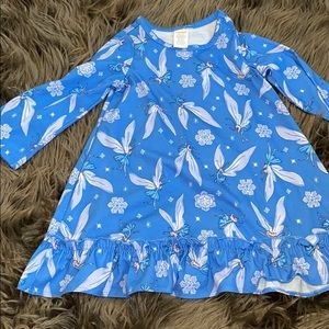 babygirl sleep dress - size 3 (xxs) - fairy themed